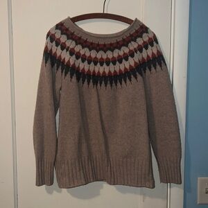 Hanna Anderson Wool Sweater Women’s Large (Runs Small)